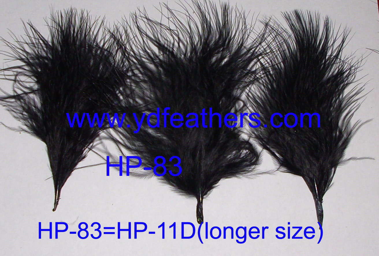 HP-83/HP-11D(Dyed Black Turkey Body Feather)