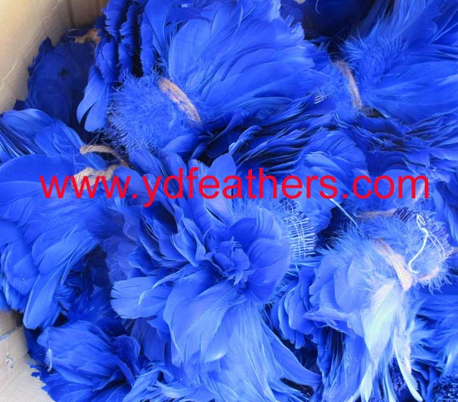 HP-141(Dyed Blue Goose Nagoires Feather 6