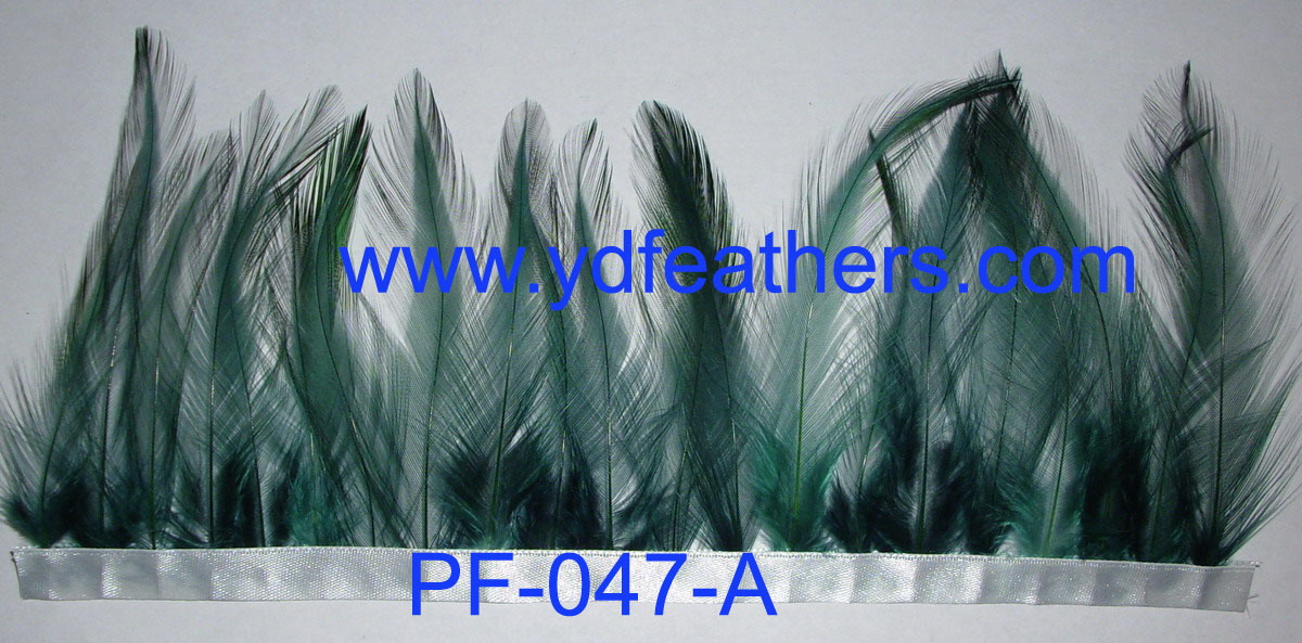 PF-047A(Rooster/Coque/Cock Neck Hackle Feather Fringe/Trimming)
