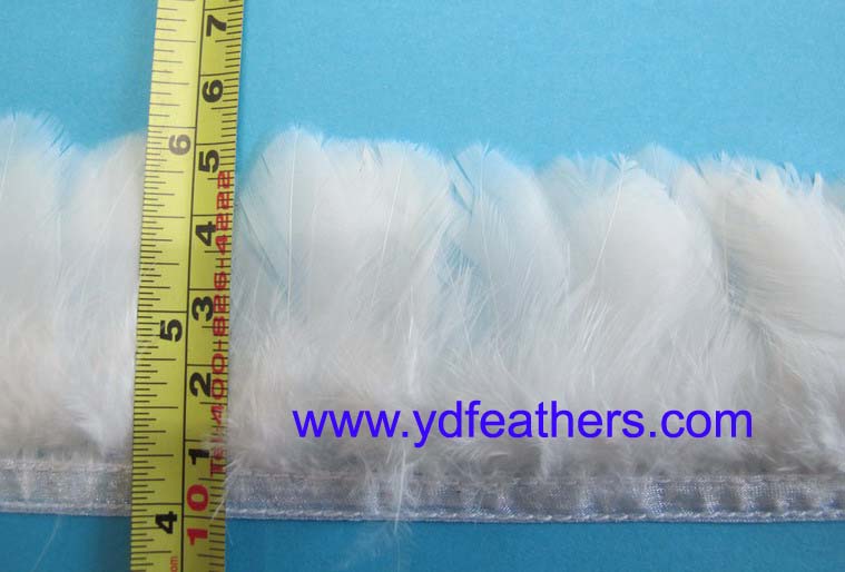 Hen Chicken Feather Fringe/Trim 5cm
