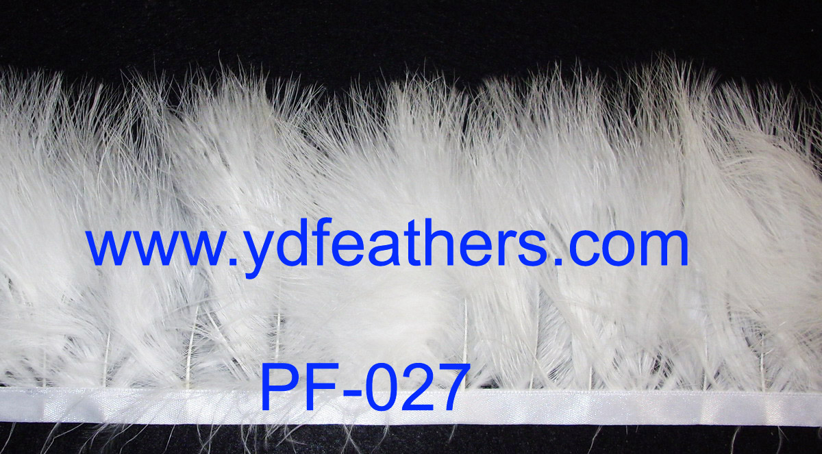 PF-027(Parried Marabou Feather Fringe/Trim)